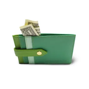 The Finch Green Leather Cardholder