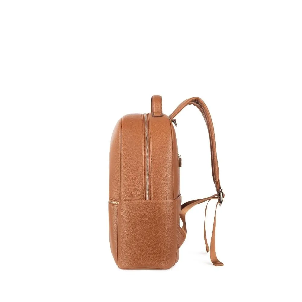 The Vicky - Affogato Vegan Leather Diaper Bag