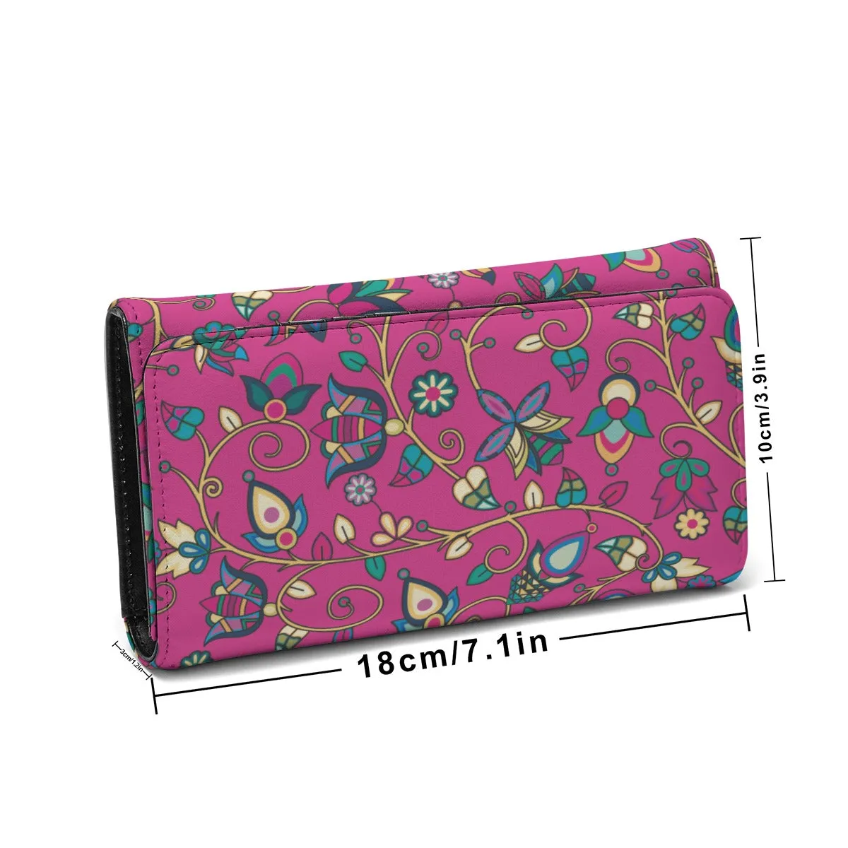 Thorny Path Pink Foldable Wallet