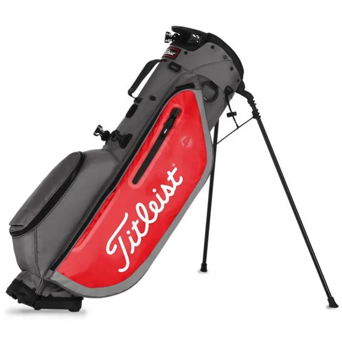 Titleist Players 4 Stand Bag - Black/Graphite/Red