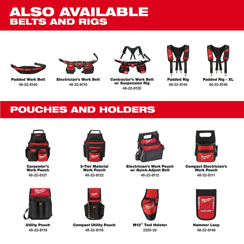 Tool Bag - Milwaukee 3 Tier Material Pouch, 48-22-8122