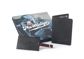 Travel Gift Sets - Sports Leather Black/Bordo