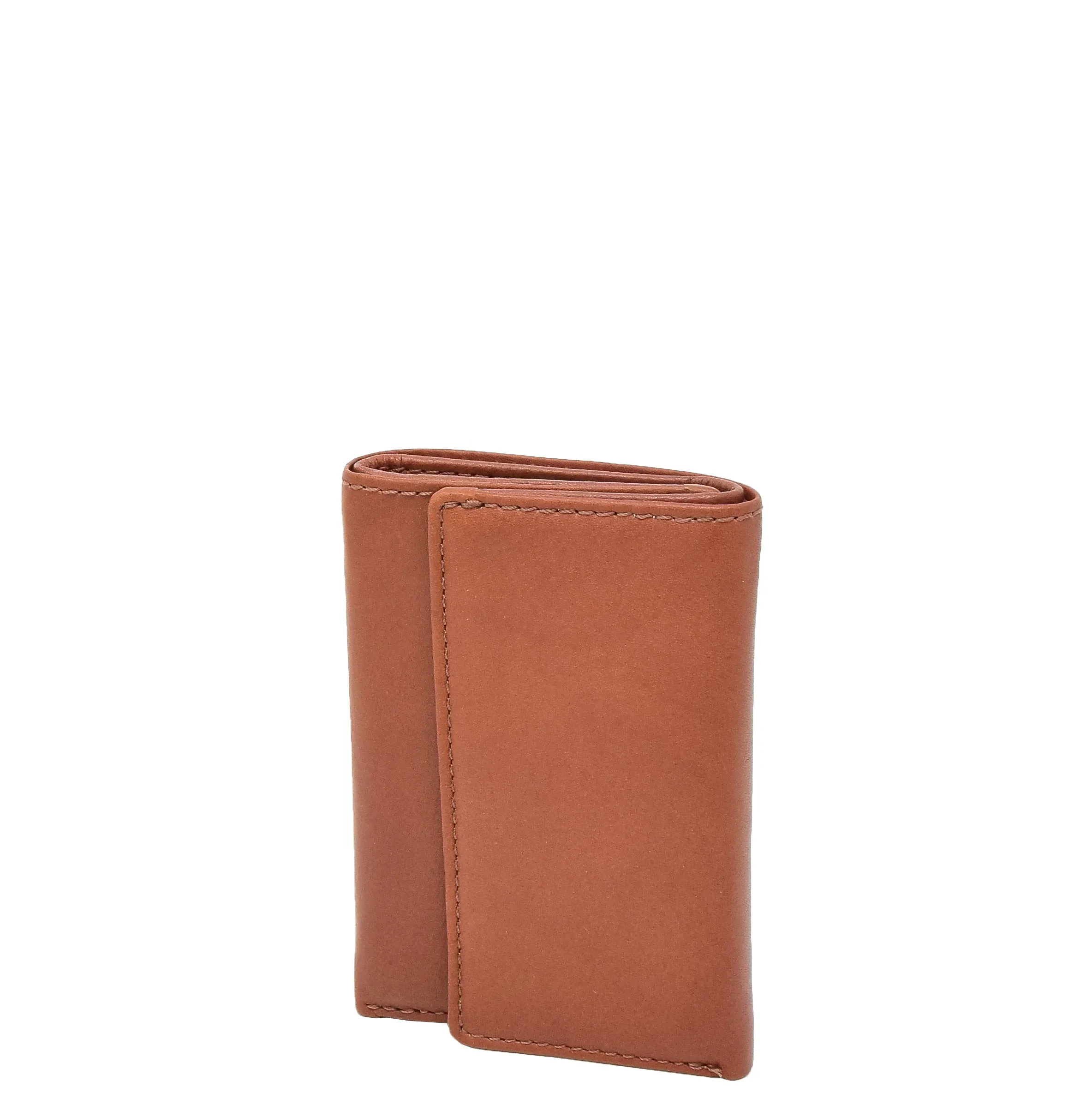 Trifold Leather Keys Wallet HL8711 Brown