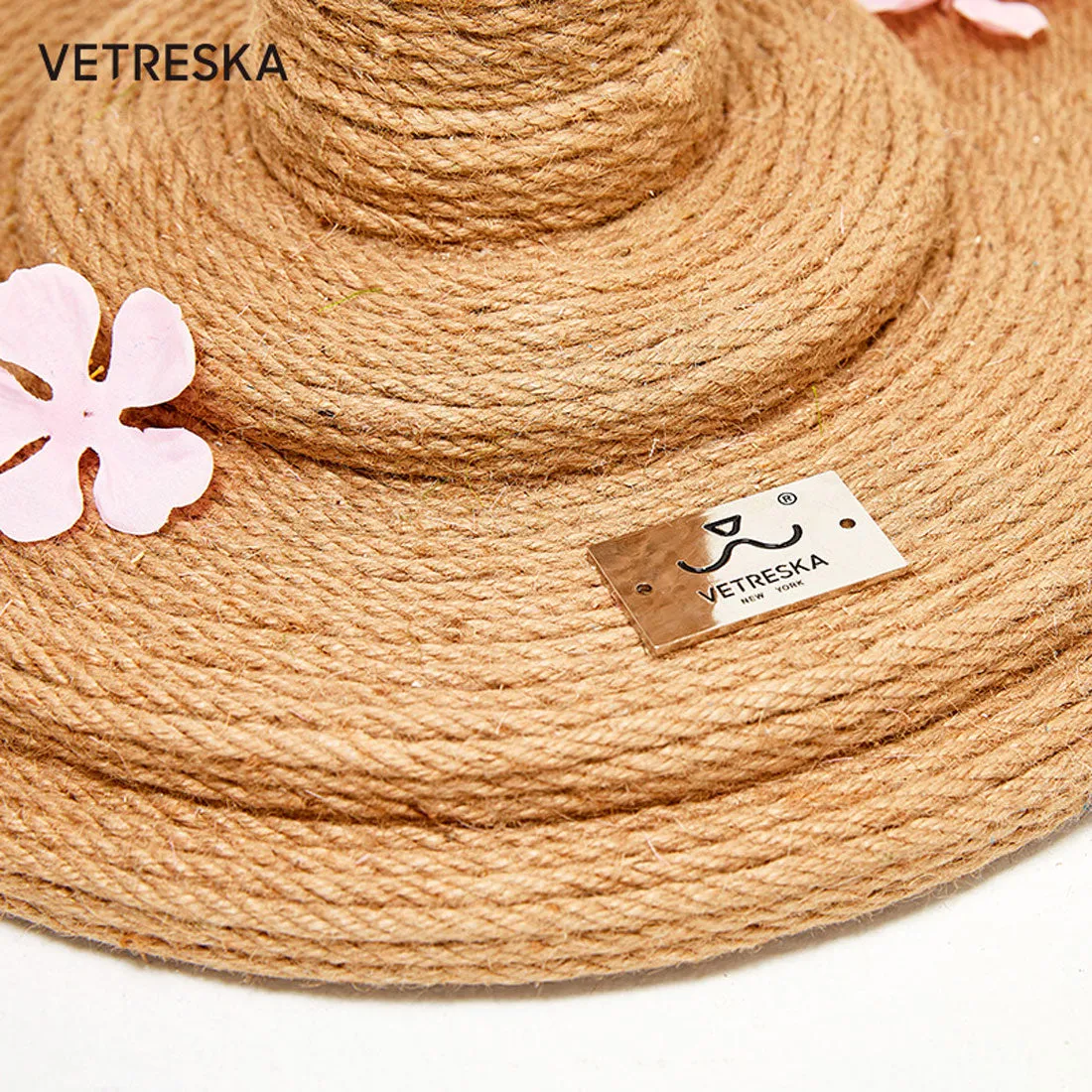 Vetreska Cat Kitten Scratcher Cherry Blossom Tree Climbing Scratching Board Gym