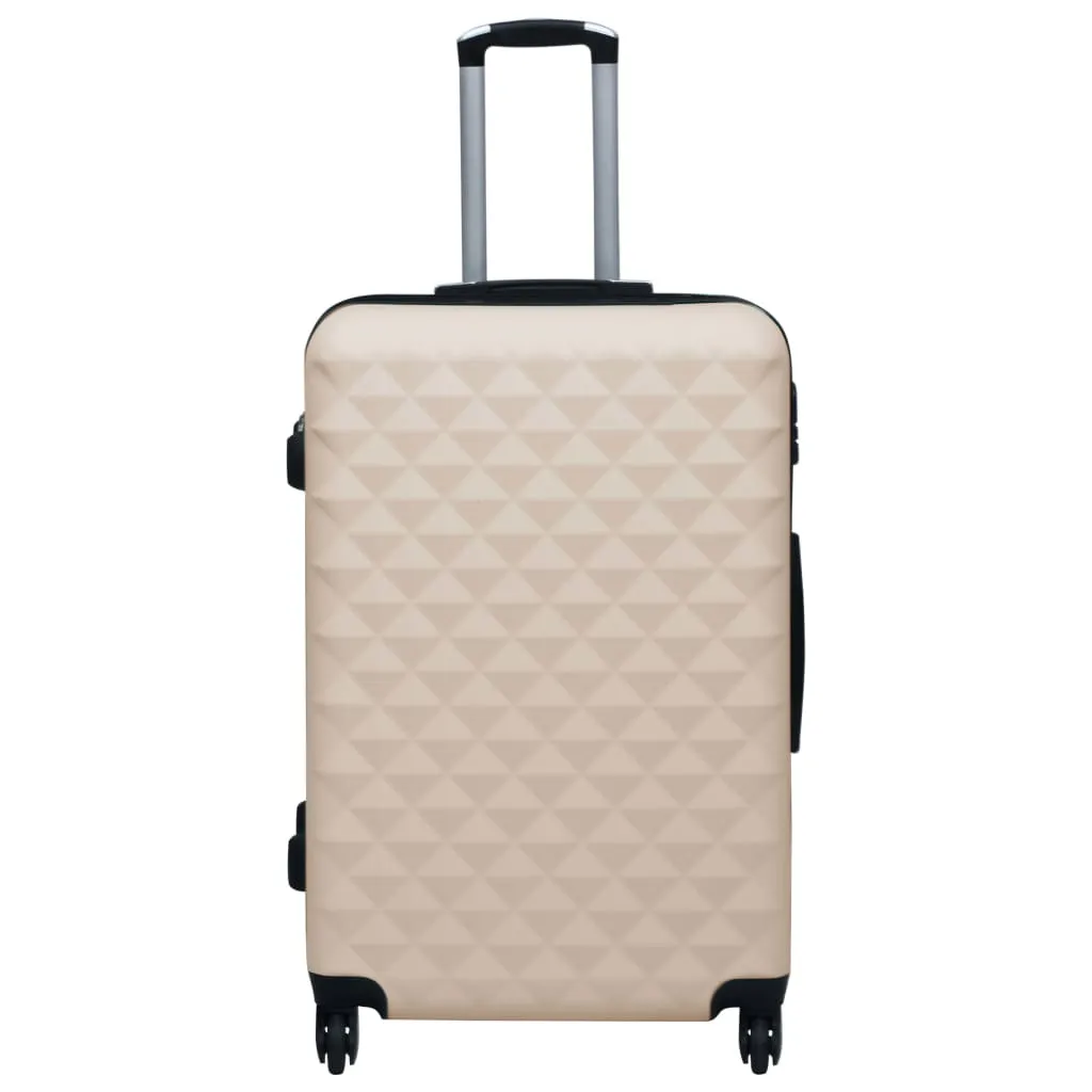 vidaXL Hardcase Trolley Gold ABS