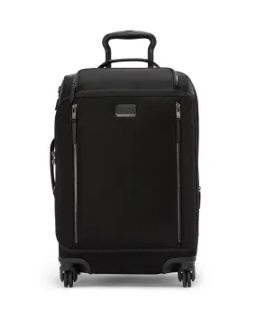 VOYAGEUR LEGER International 4 Wheeled Expandable Carry-On - Black/Gunmetal