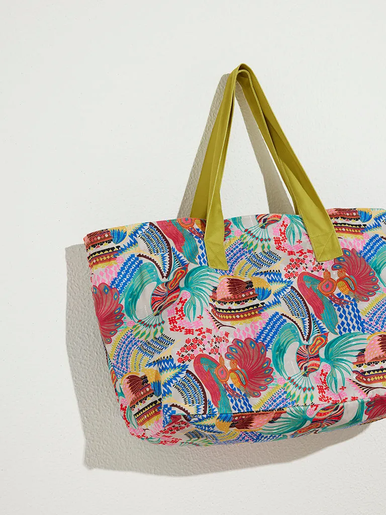 Westside Home Multicolour Printed Tote Bag