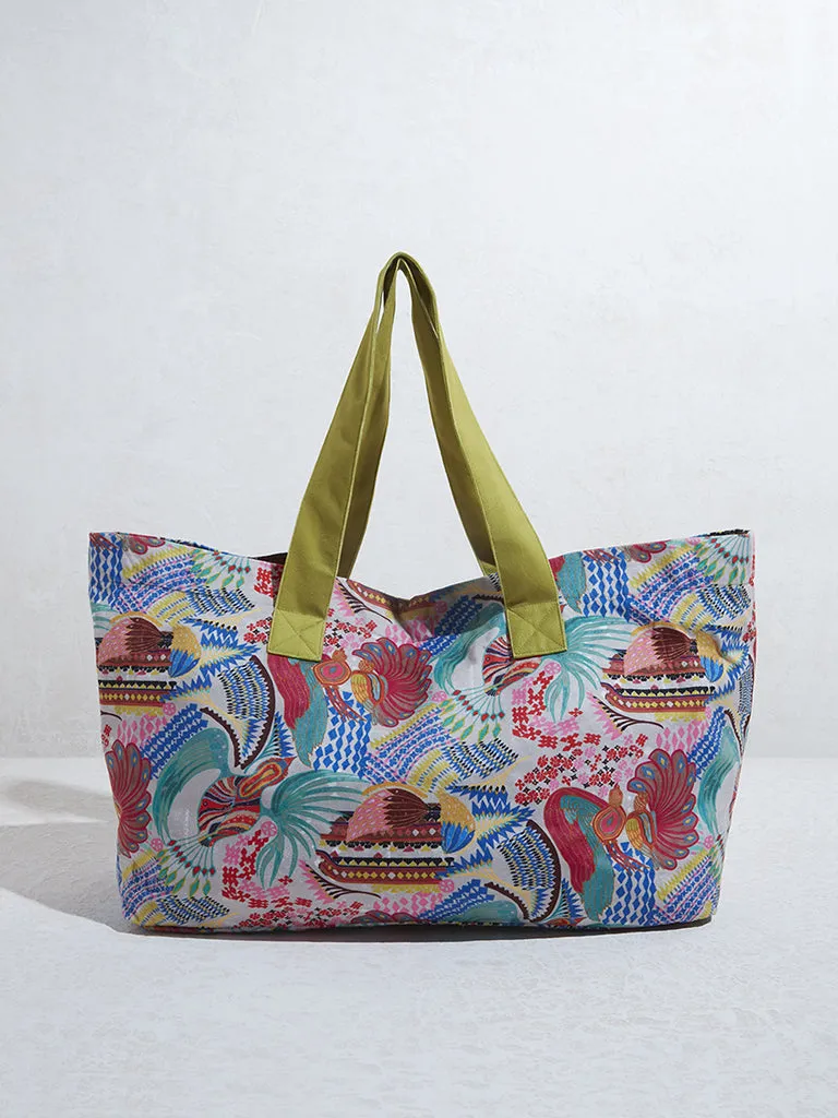 Westside Home Multicolour Printed Tote Bag