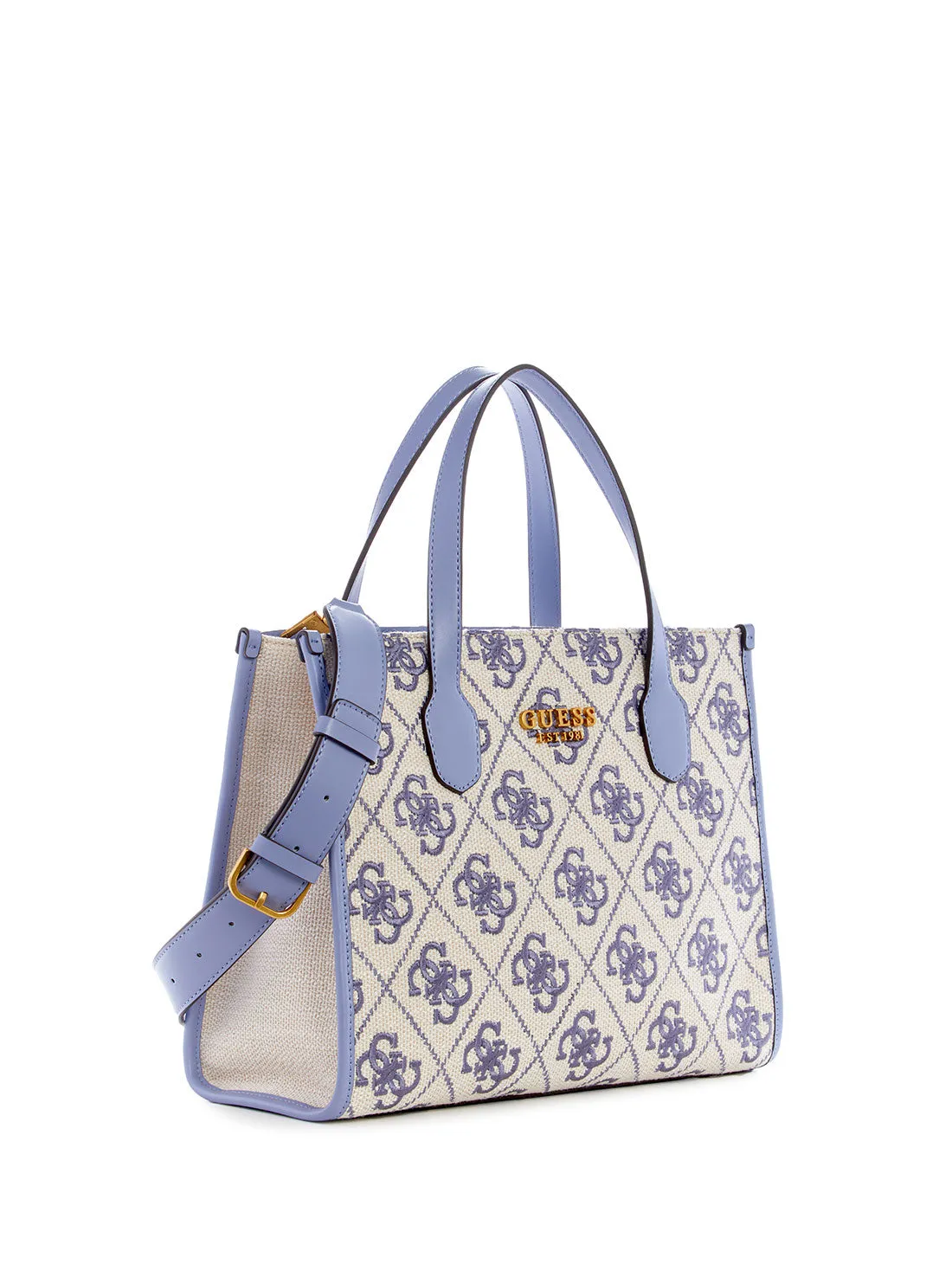 Wisteria Logo Silvana Canvas Tote Bag