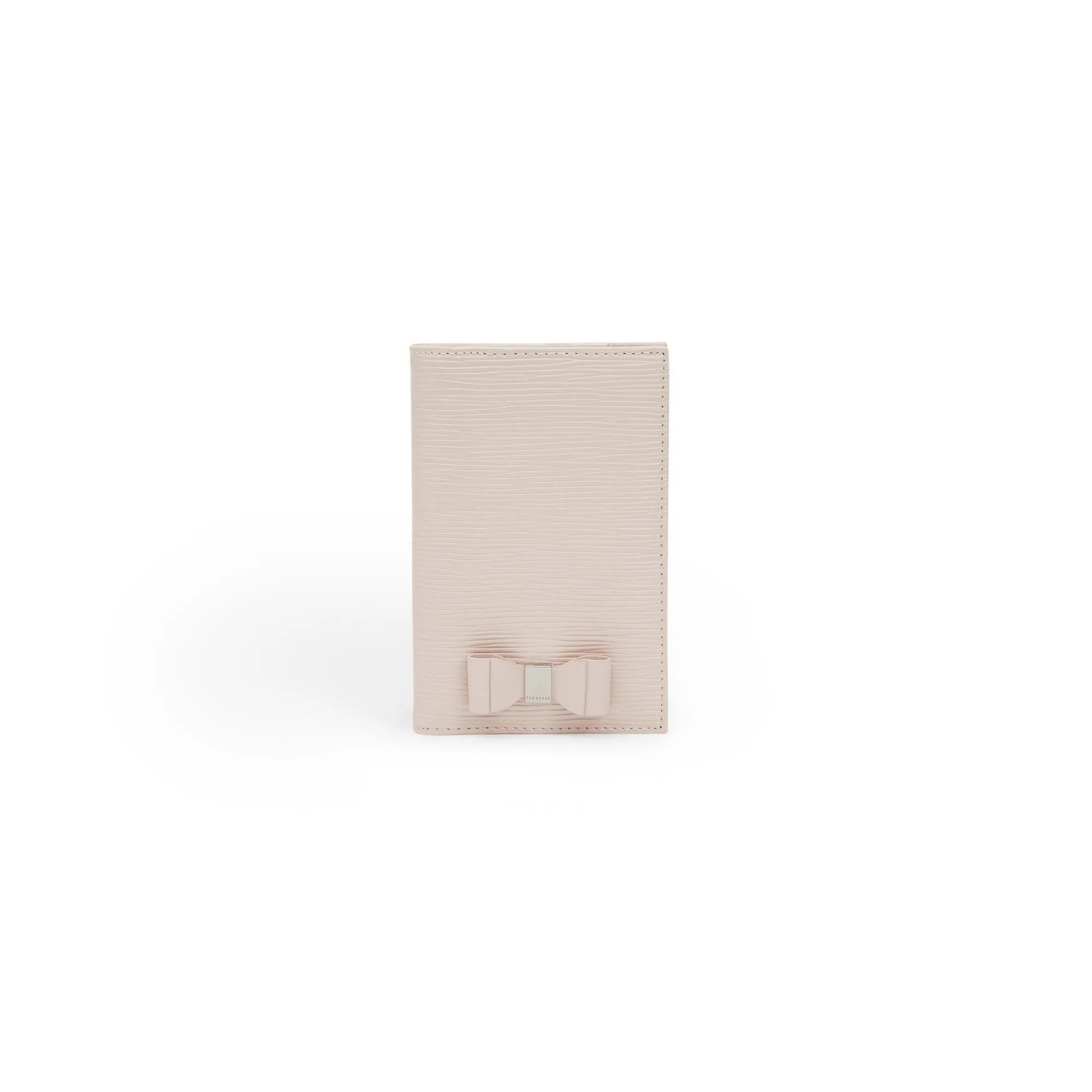 Women Dorlly-Bow Detail Passport Holder - Dusky Pink