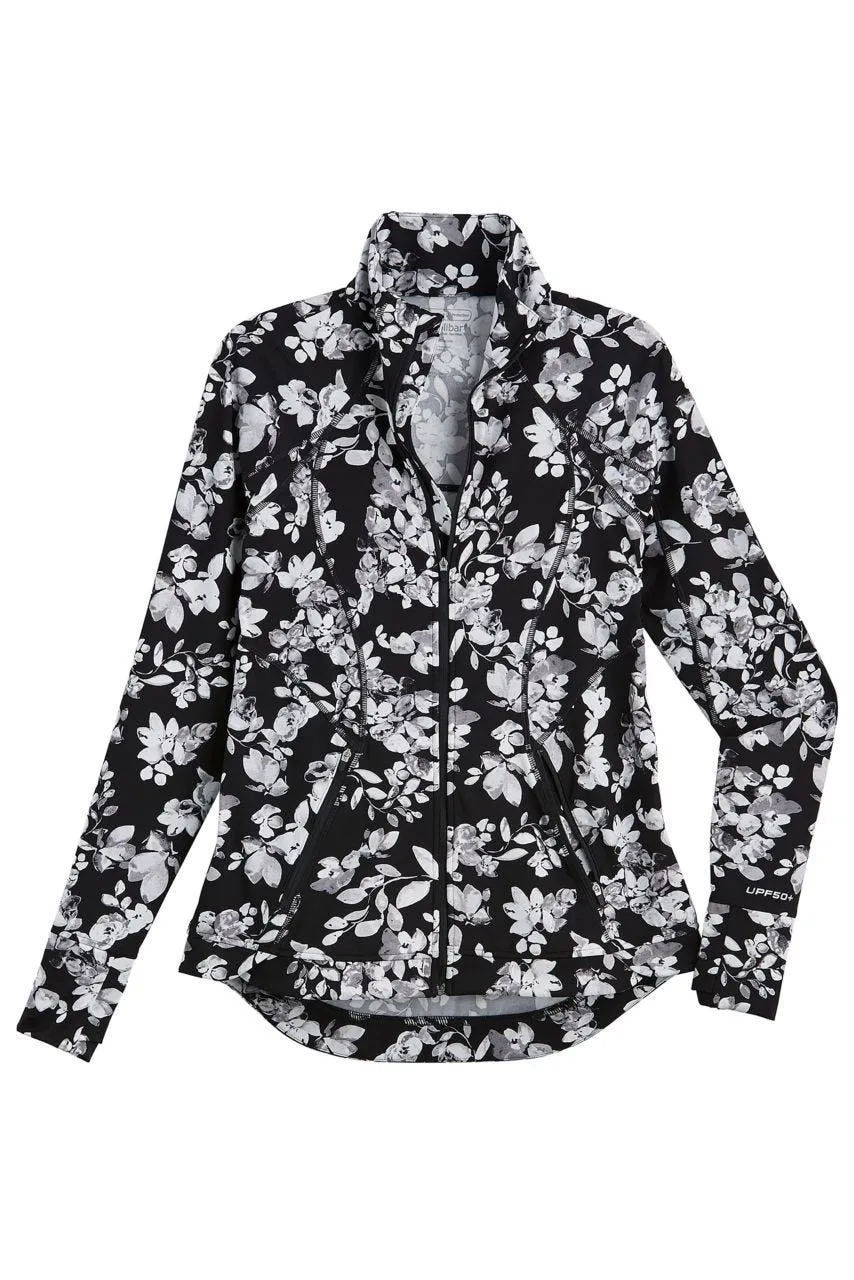 Women's Interval Jacket | Black Dynamic Floral