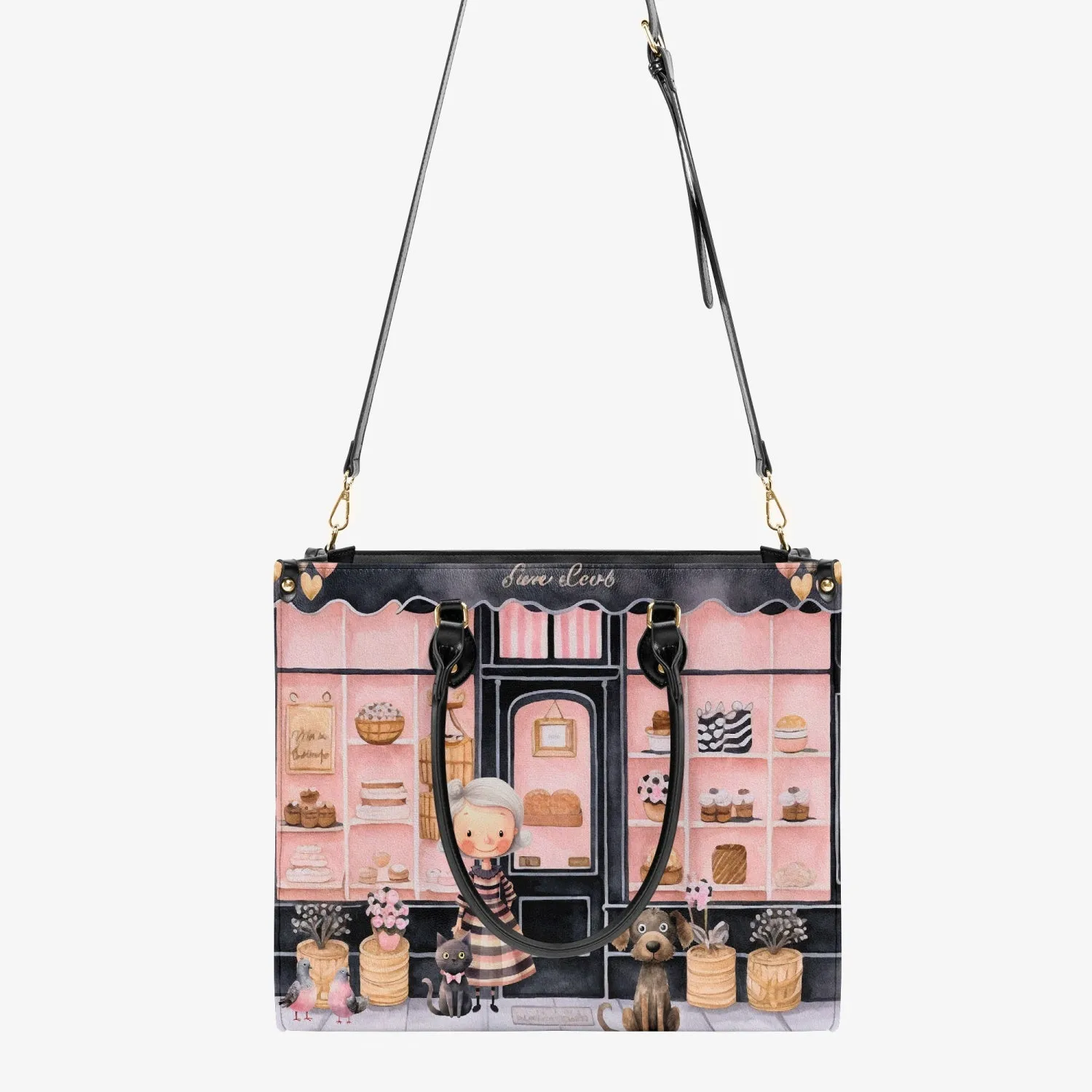 Women's Tote Bag - Shopping in Paris - Pàtisserie