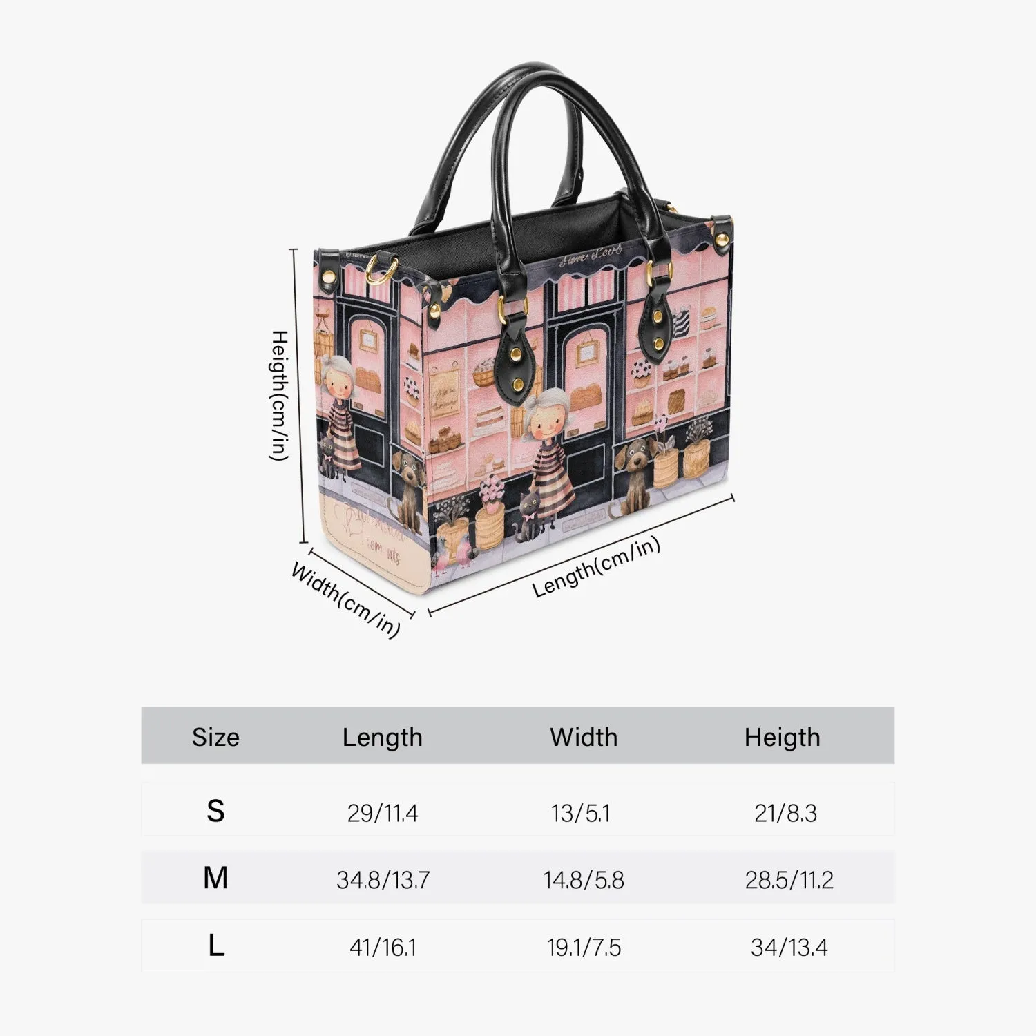 Women's Tote Bag - Shopping in Paris - Pàtisserie