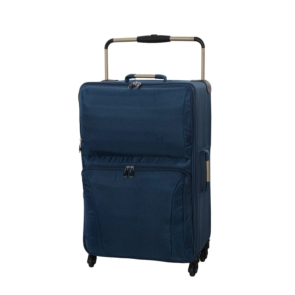 Worlds Lightest 4 Wheel Medium Suitcase- Moroccan Blue