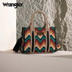 Wrangler Southwestern Pattern Dual Sided Print Concealed Carry -Tote/Crossbody