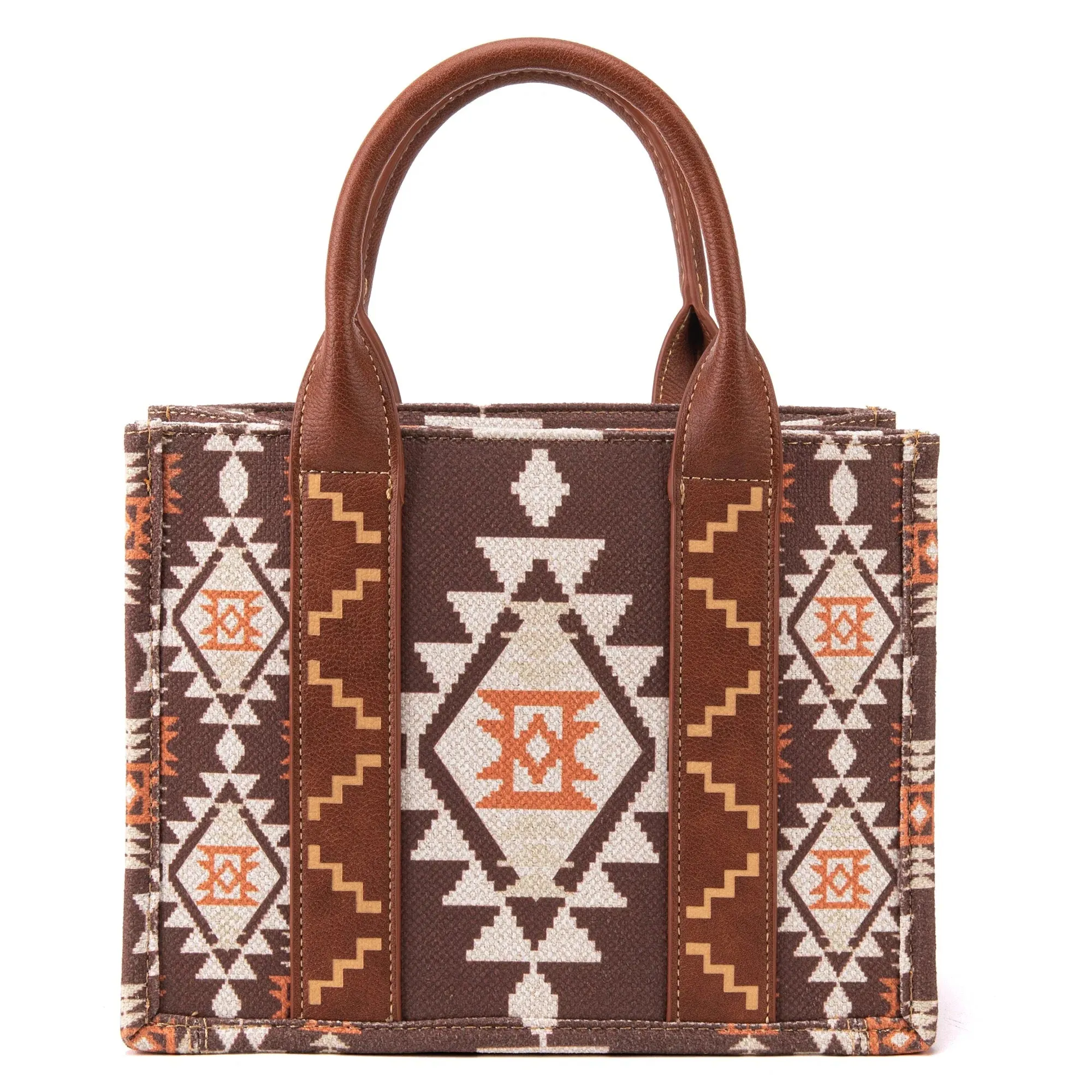 Wrangler Southwestern Print Small Canvas Tote/Crossbody