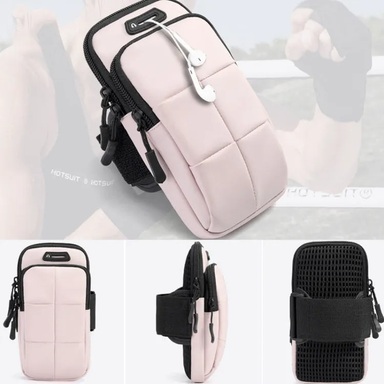 X3022 Sports Running Mobile Phone Arm Bag Fitness Waterproof Wrist Bag(Pink)